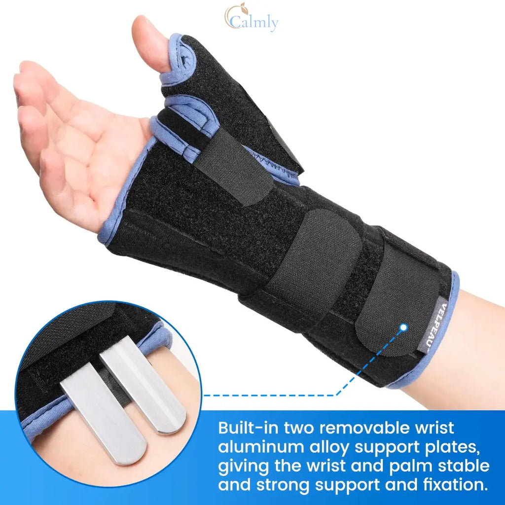 Calmly™ Medical Wrist & Thumb Splint - Professional Stability