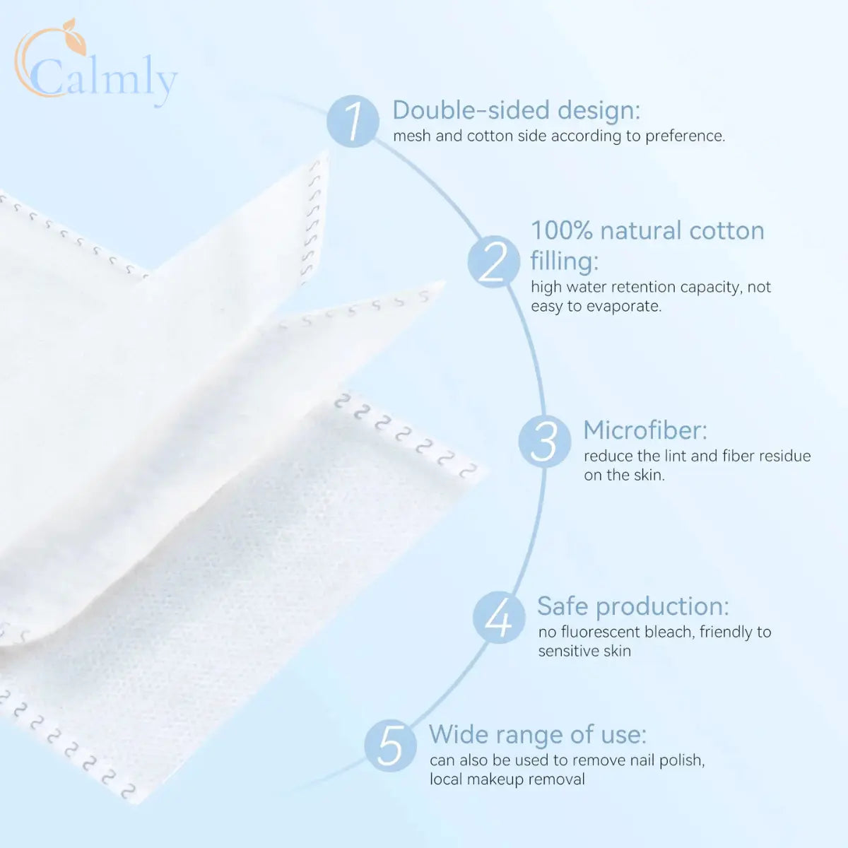 Calmly™ 3-Layer Botanical Cotton Cloud (150 pcs)