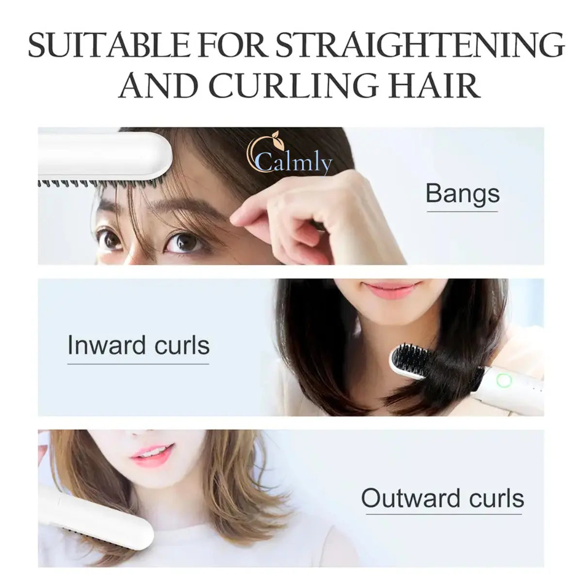 Calmly™ AeroGlide Cordless Ionic Styler