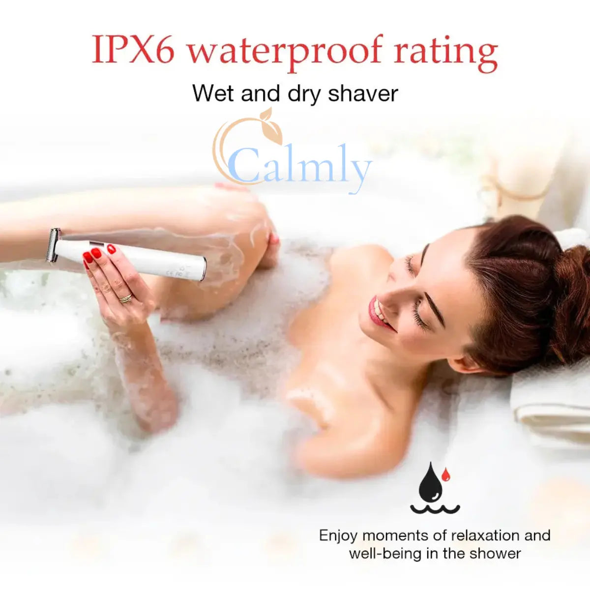 Calmly™ SilkGlide Dual-Head Precision Body Shaver