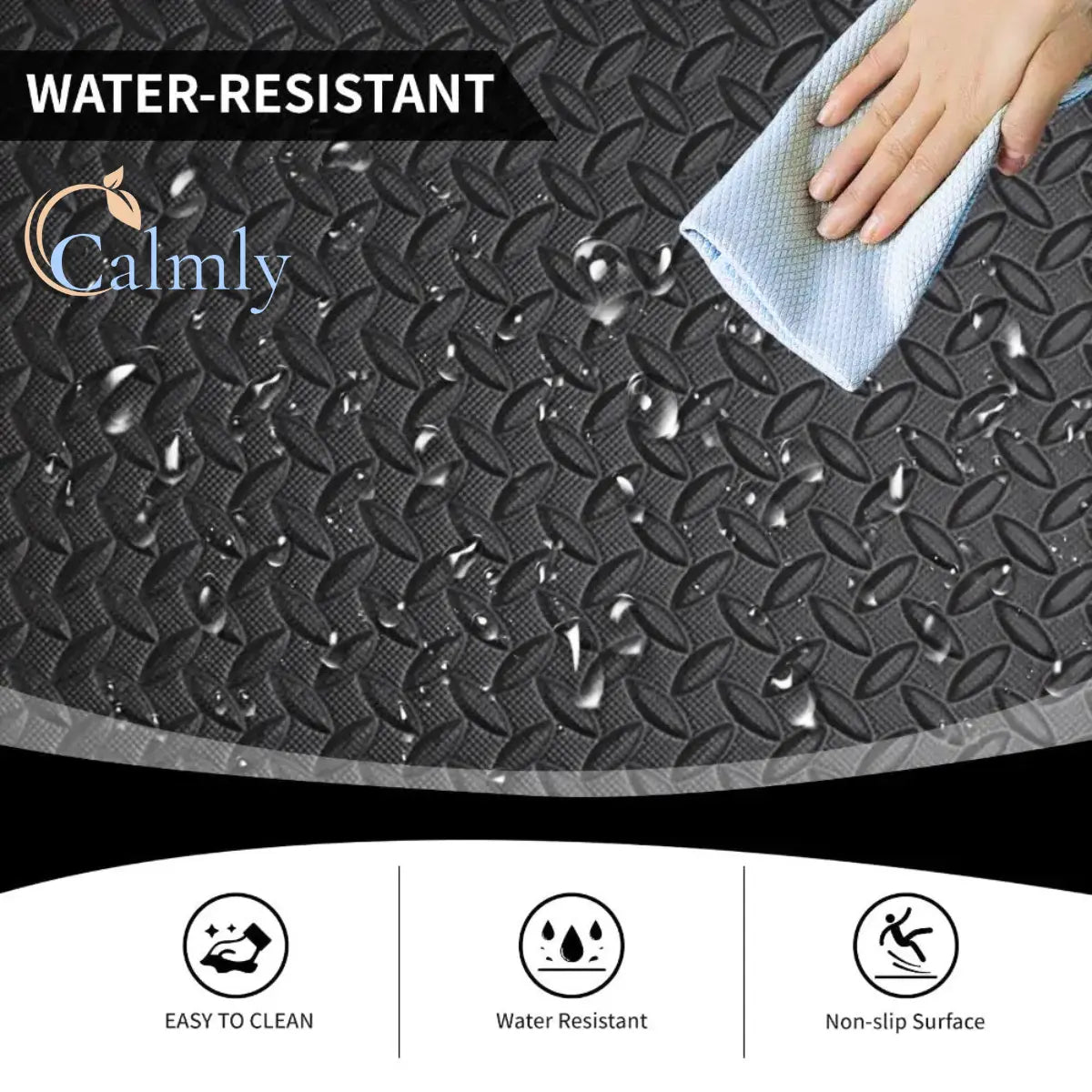 Calmly™ ZenBase High-Density Acupressure Mat Calmly Co.