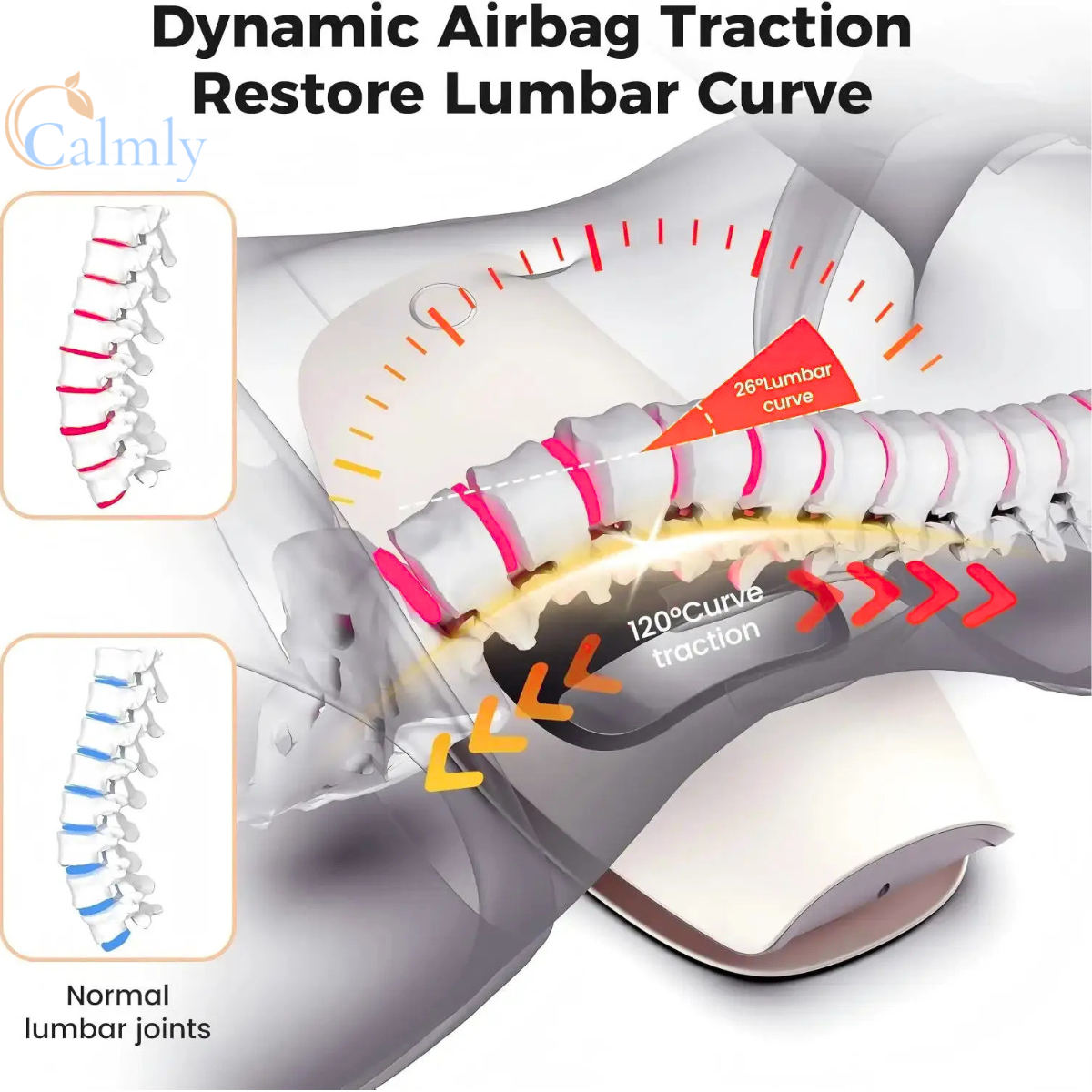 Calmly™ Vertebra-Lift Dynamic Air-Traction System Calmly Co.