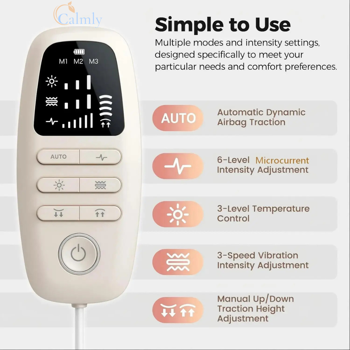 Calmly™ Vertebra-Lift Dynamic Air-Traction System Calmly Co.