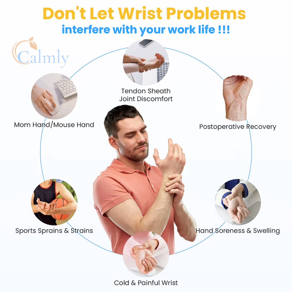 Calmly Flex-Relief™ Smart Wrist Wrap Calmly Co.