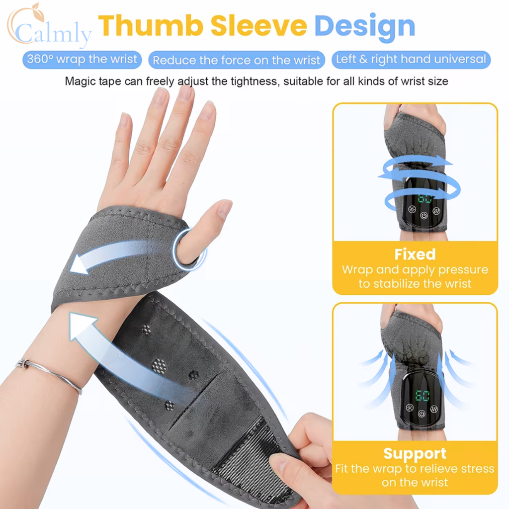 Calmly Flex-Relief™ Smart Wrist Wrap Calmly Co.