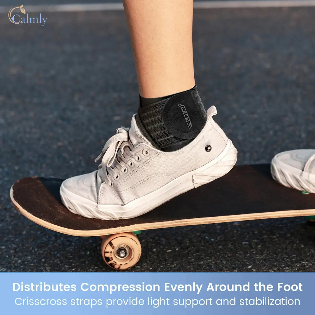 Calmly™ Medical Ankle Compression Sleeve - Dynamic Stabilization