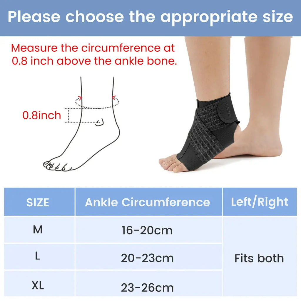 Calmly™ Medical Ankle Compression Sleeve - Dynamic Stabilization