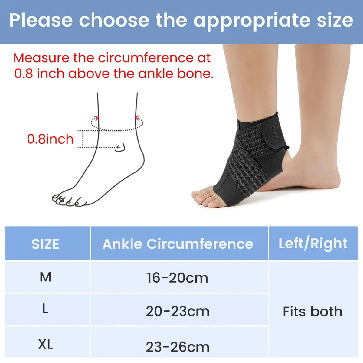 Calmly™ Medical Ankle Compression Sleeve - Dynamic Stabilization