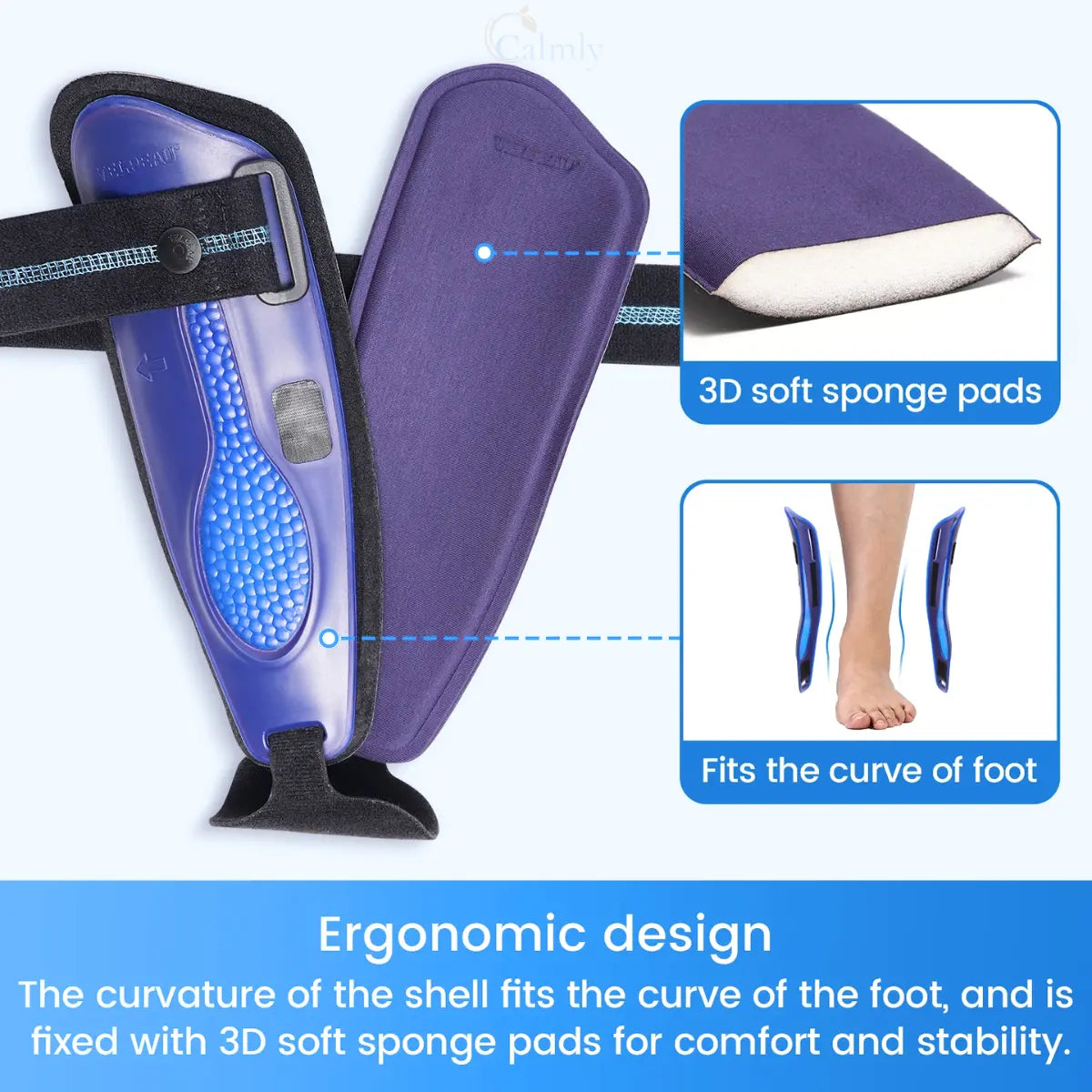 Calmly™ Medical Ankle Stirrup Splint - Lateral Protection