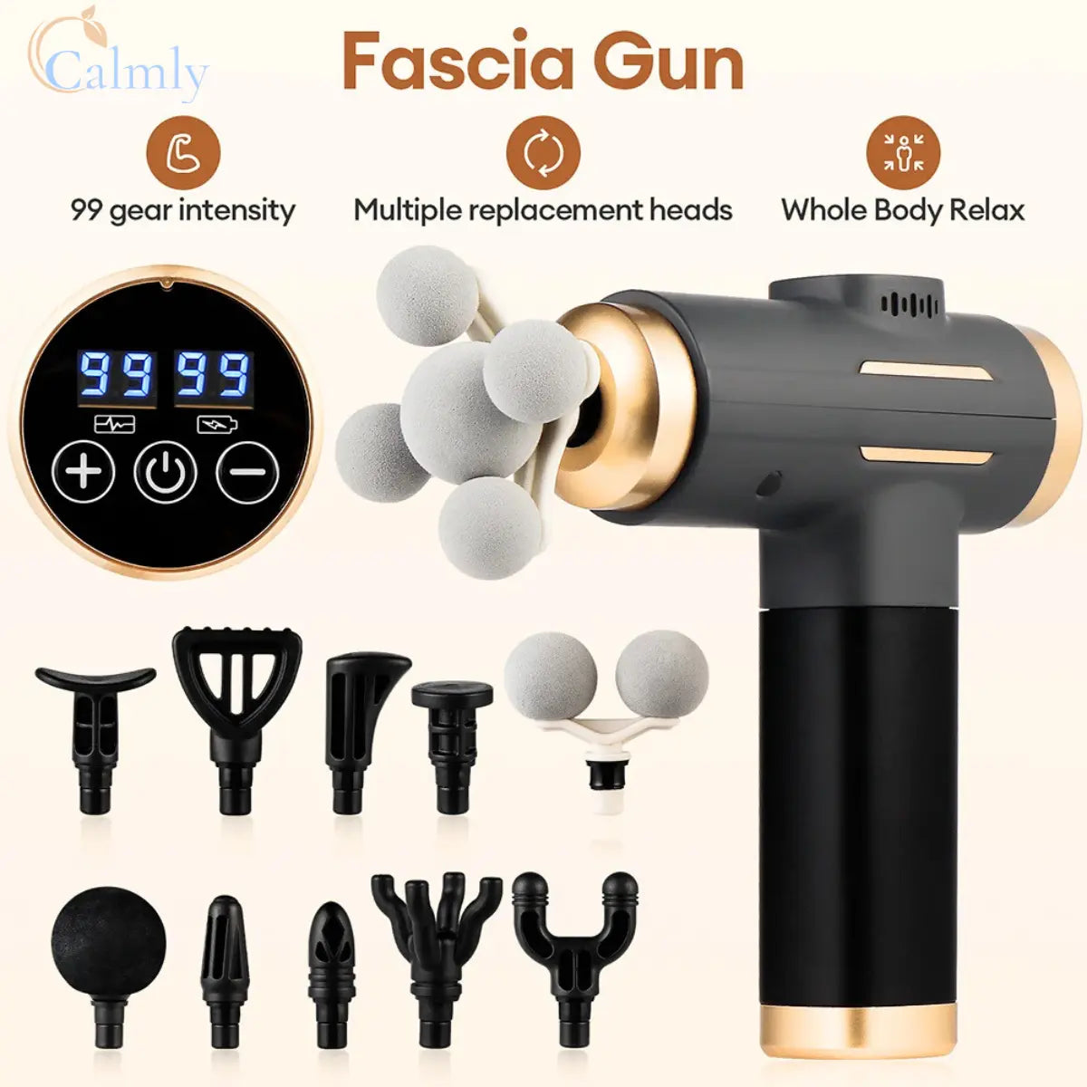 11-in-1 Professional Deep Tissue Massage Gun