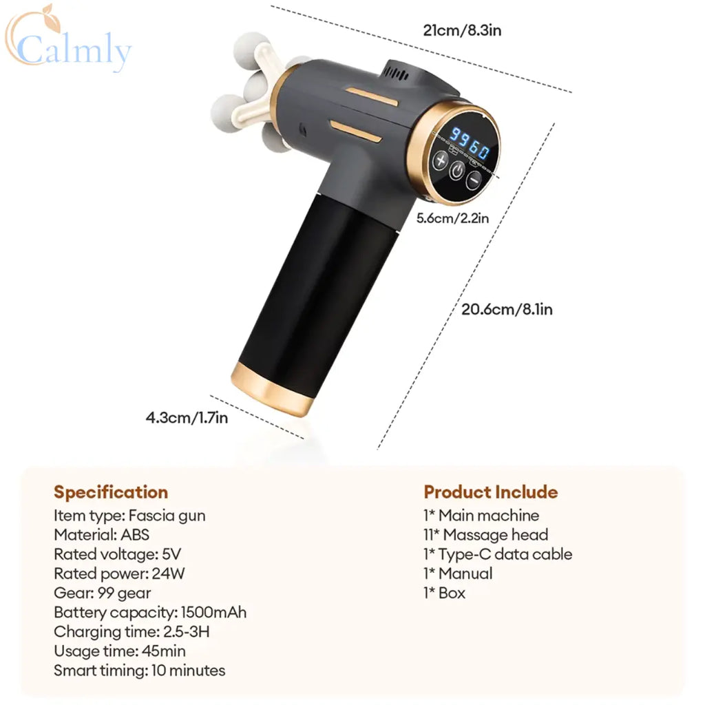 11-in-1 Professional Deep Tissue Massage Gun