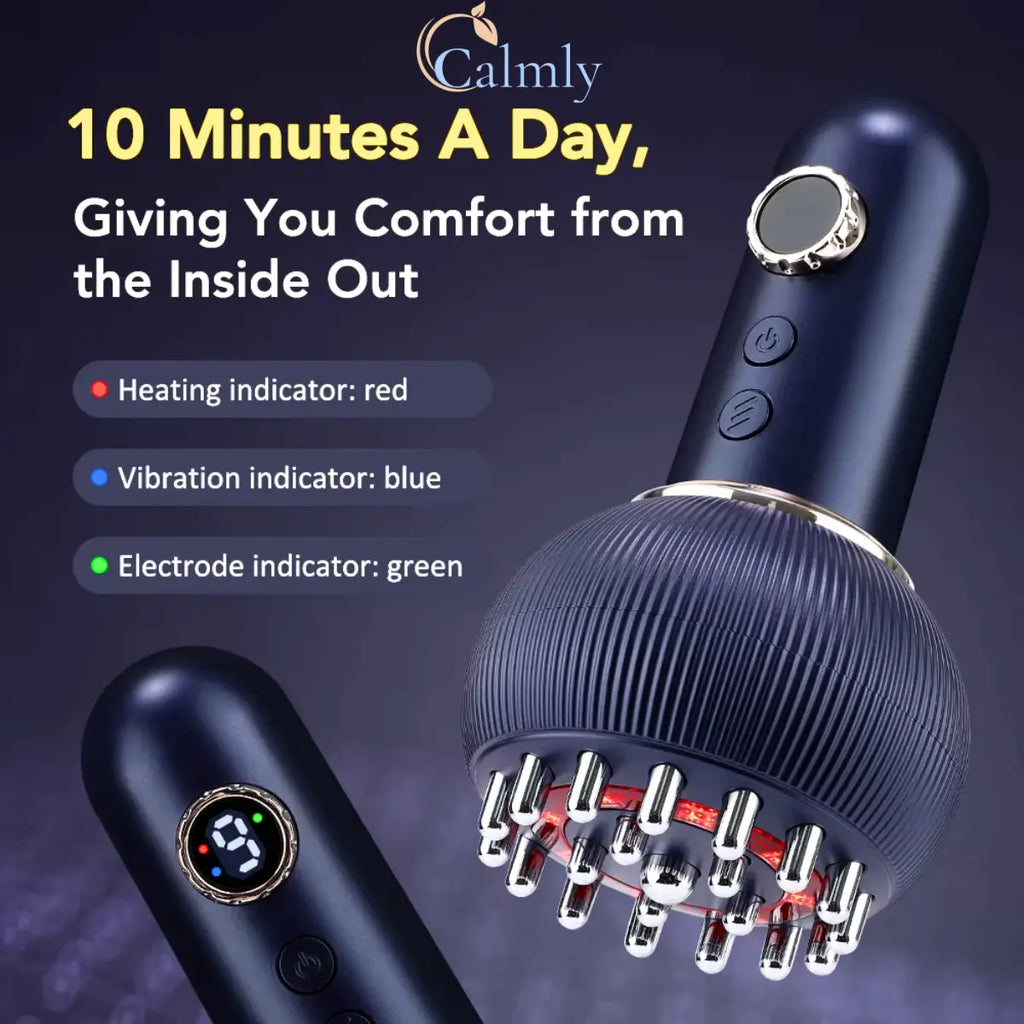 heated microcurrent brush