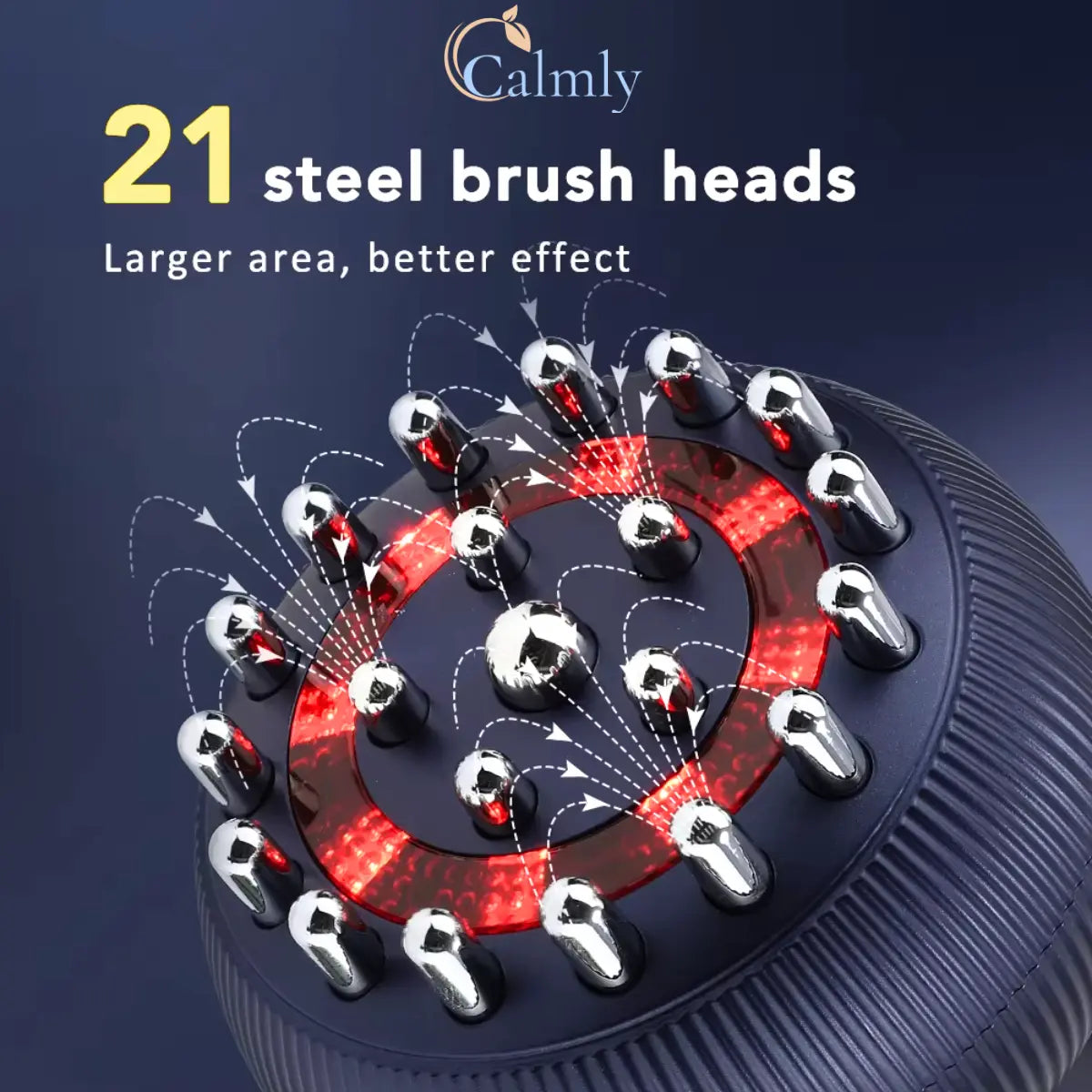 heated microcurrent brush