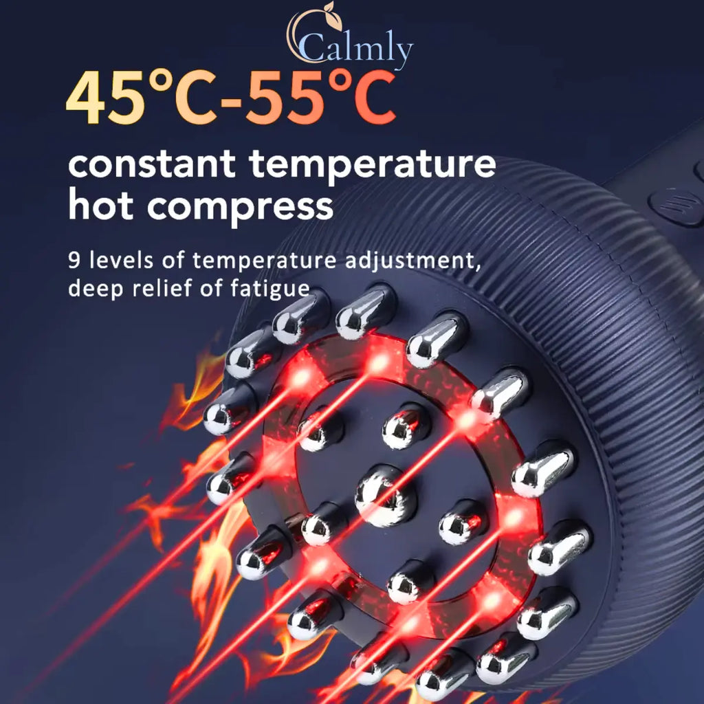 heated microcurrent brush