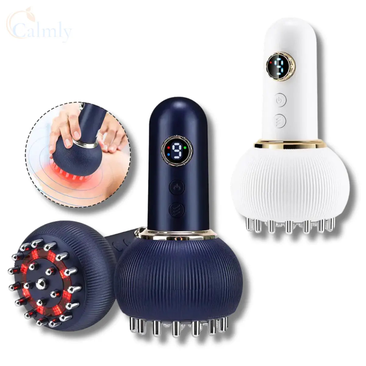 heated microcurrent brush