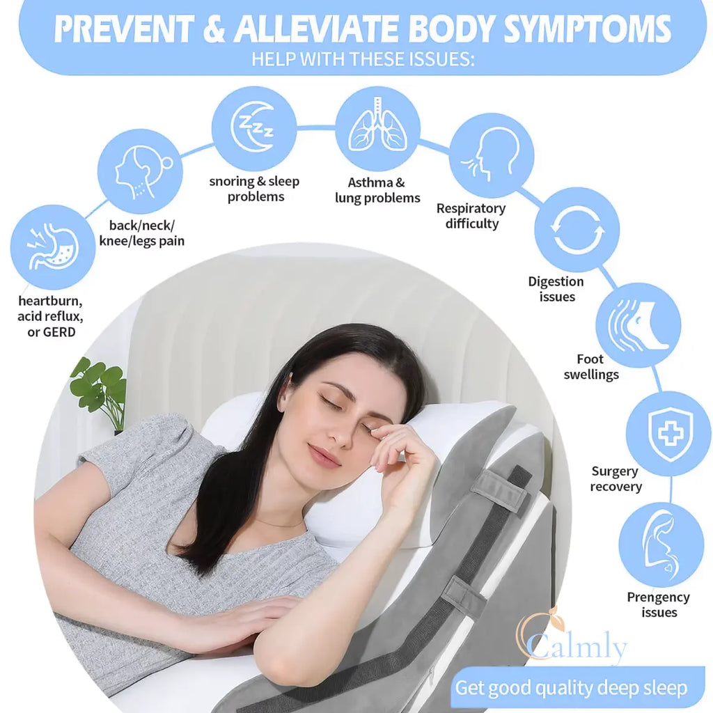 Calmly™ | Somnus Modular Ergonomic Wedge Pillow Set