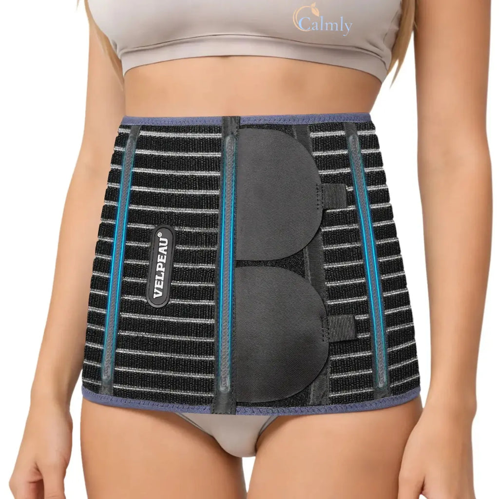 Abdominal Binder Lumbar Support for Post-Surgical Recovery