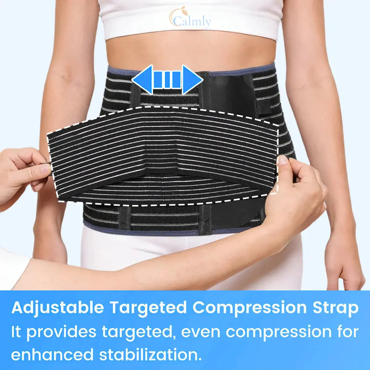 Post-surgical abdominal binder for <span class=