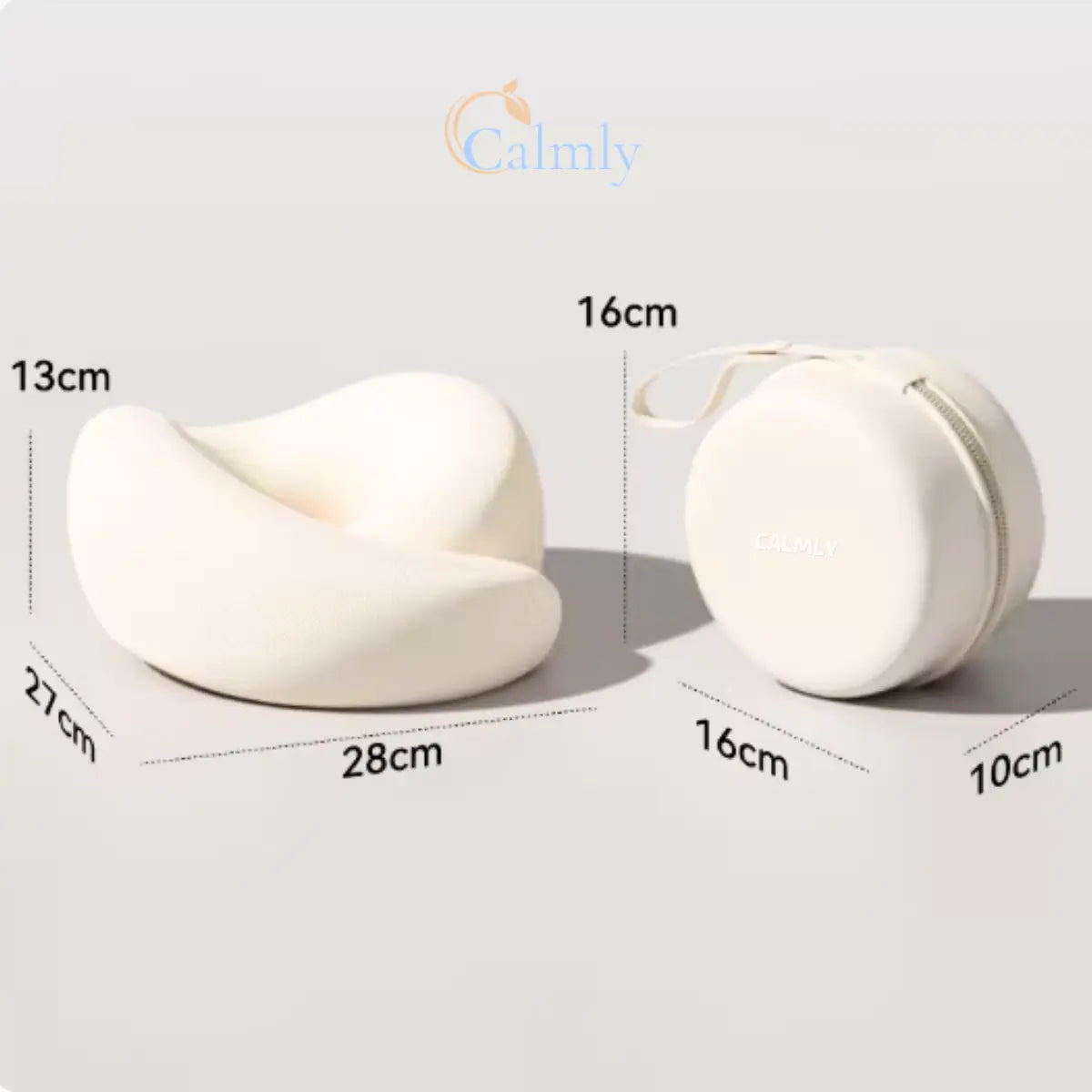 NeckWrap memory foam travel pillow included in package