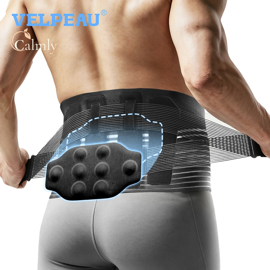 Calmly™ | Velpeau® Ergonomic Lumbar Support Belt & Lower Back Brace Calmly Co.