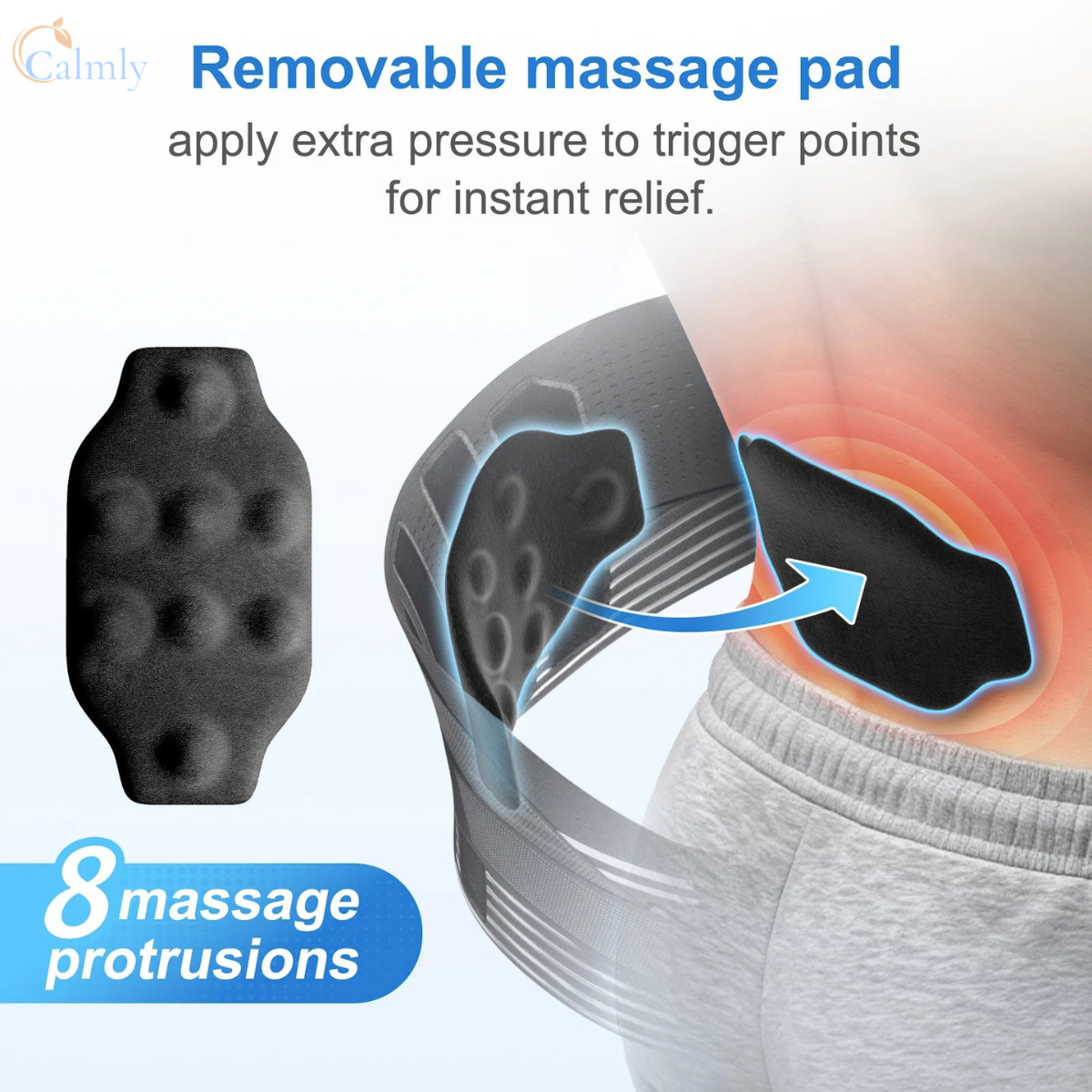 Calmly™ | Velpeau® Ergonomic Lumbar Support Belt & Lower Back Brace Calmly Co.