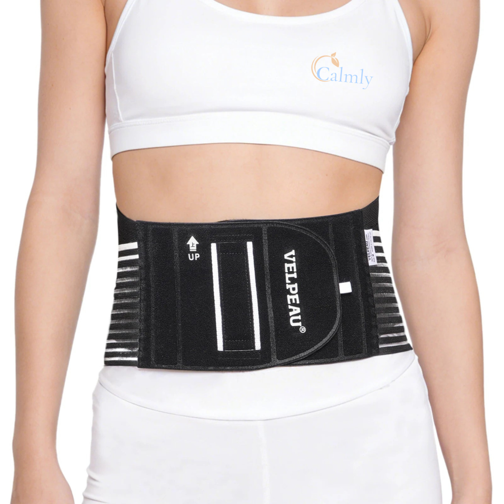 Calmly™ | Velpeau® Ergonomic Lumbar Support Belt & Lower Back Brace Calmly Co.