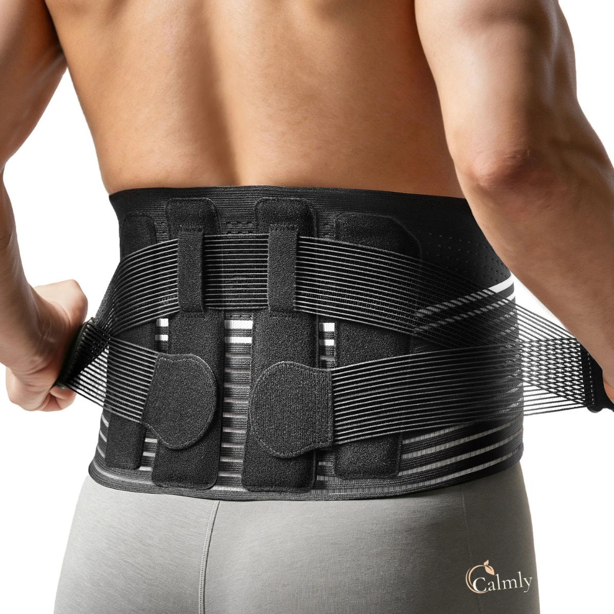 Calmly™ | Velpeau® Ergonomic Lumbar Support Belt & Lower Back Brace Calmly Co.
