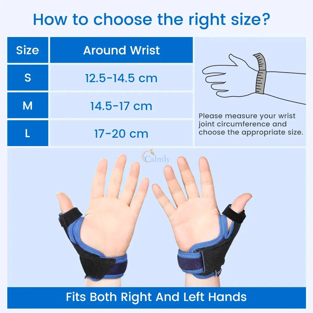 Calmly™ Medical Wrist & Thumb Splint - Professional Stability