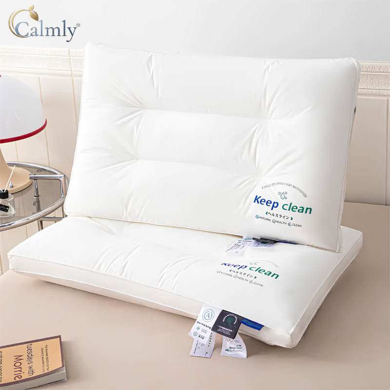Calmly™CloudCervical Ergonomic Cotton Neck Support Pillow Calmly Co.