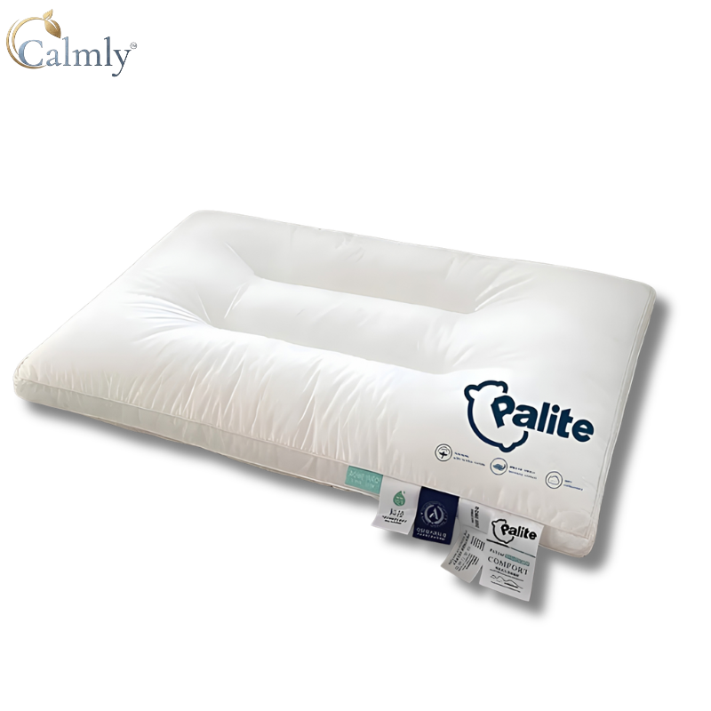 Calmly™ CloudRest Palite Ergonomic Cotton Neck Support Pillow Calmly