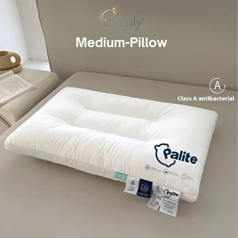 Calmly™ CloudRest Palite Ergonomic Cotton Neck Support Pillow Calmly