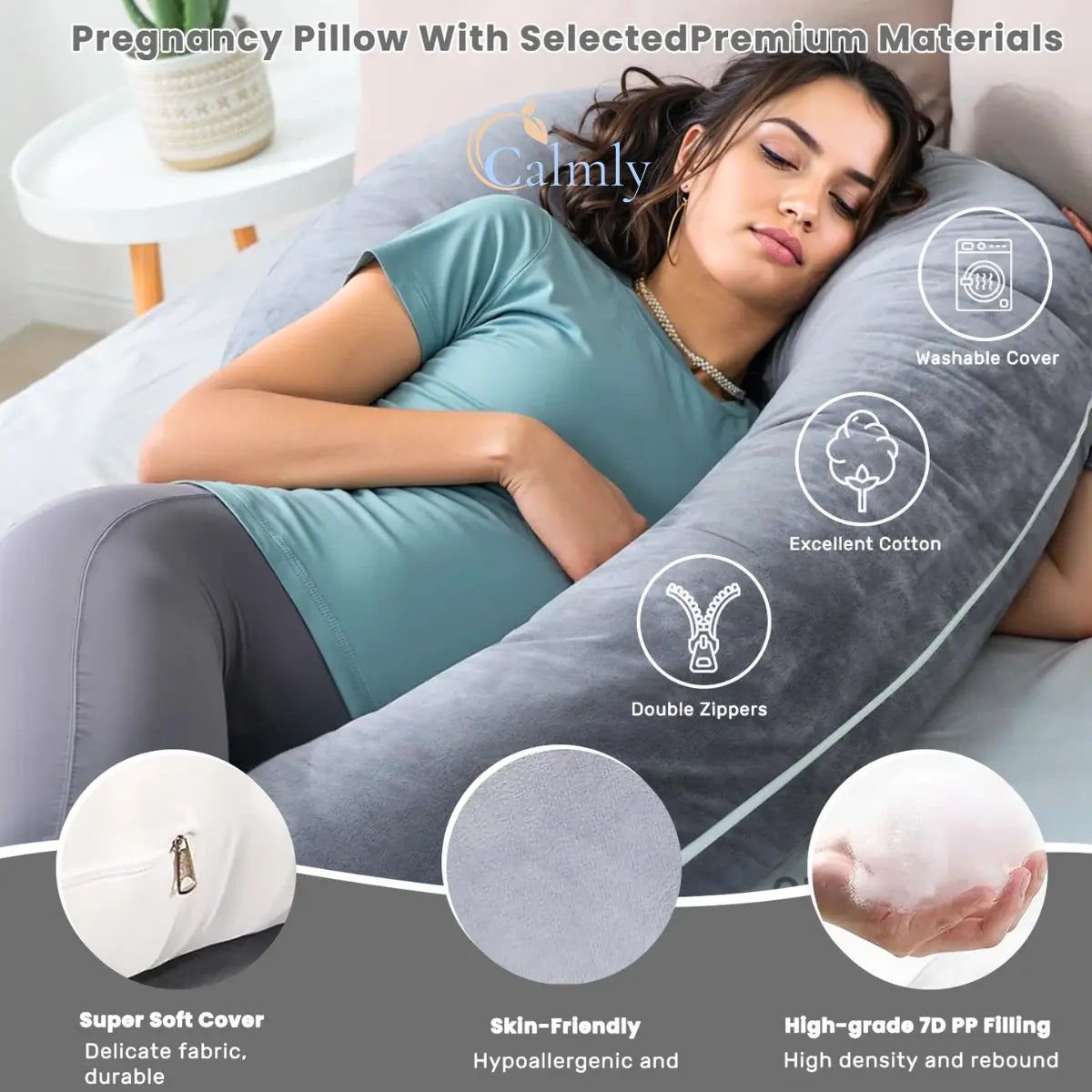 Calmly™ C-Hug Maternity Pillow