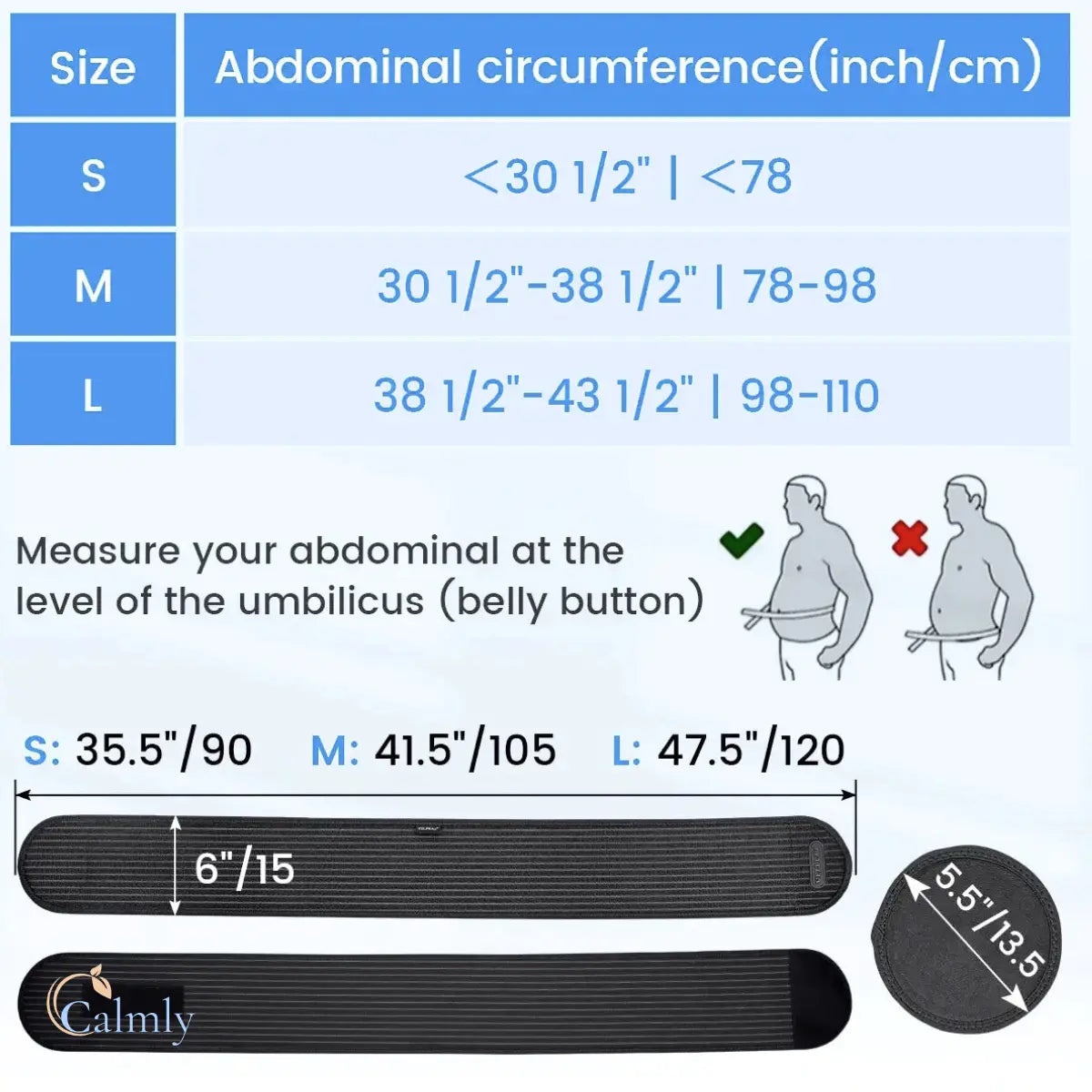 Calmly™ Velpeau Abdominal Core-Binder
