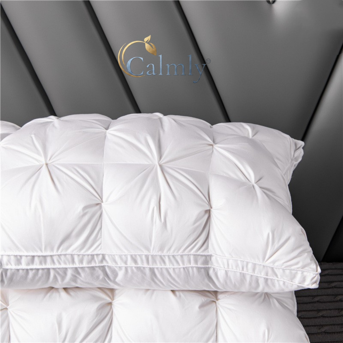 Calmly™ Goose Down Luxury Pillow Calmly