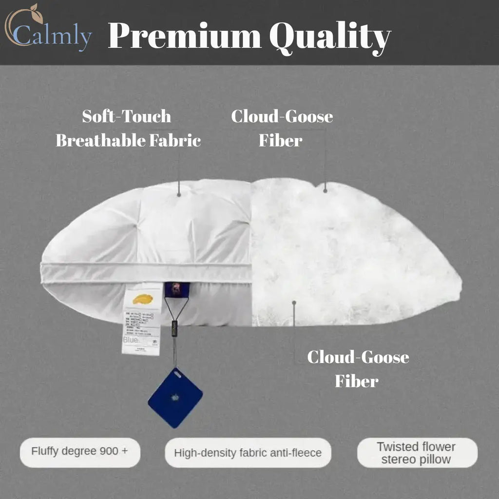Calmly™ Luxury Cloud-Goose Pillow
