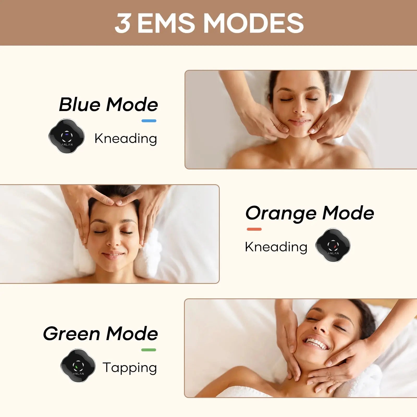 Calmly Anlan EMS Face Lifting Belt Calmly