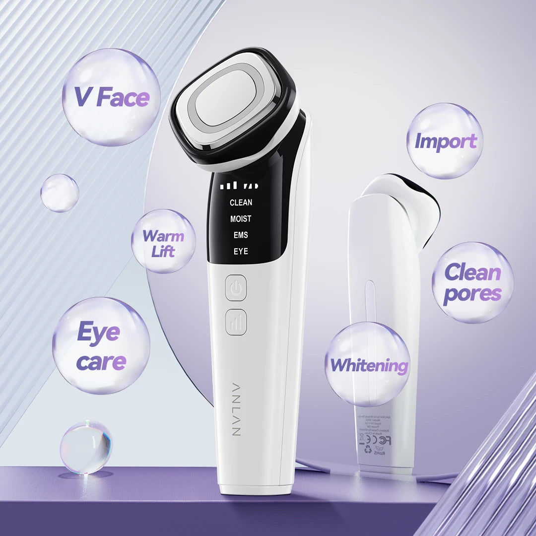 Calmly™ Anlan EMS Facial Pro - 5-in-1 Smart Skincare System