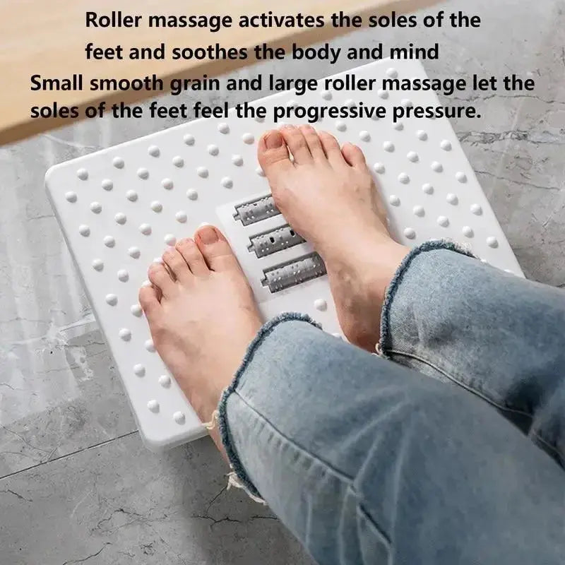 Calmly Ergonomic Foot Rest with Massage Rollers Calmly