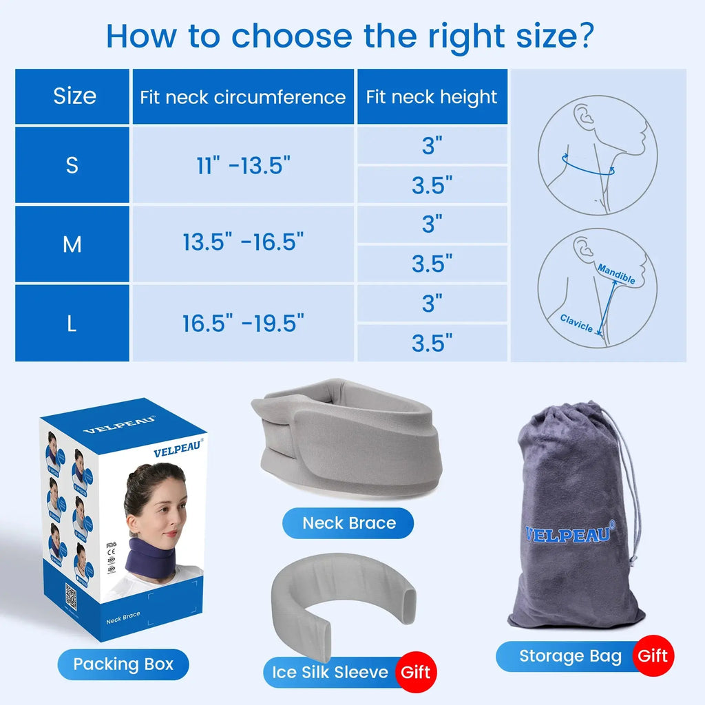 Calmly™ Comfort Foam Neck Brace - Ergonomic Soft Support