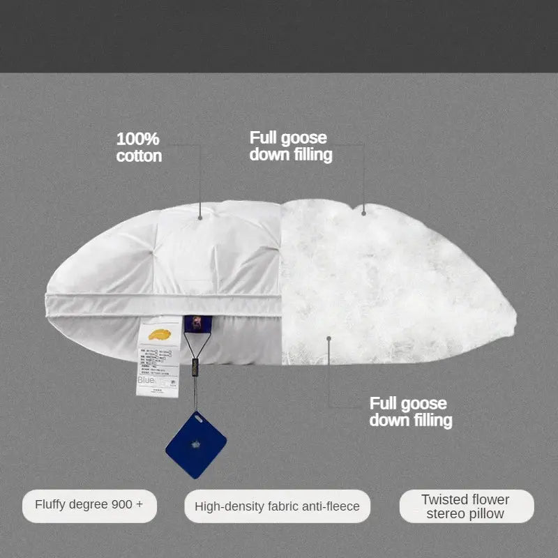 Calmly Goose Down Luxury Pillow Calmly