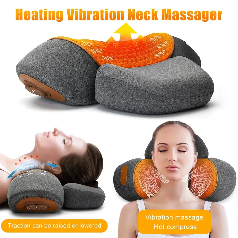 Calmly Electric Pro Neck Massager Pillow Calmly