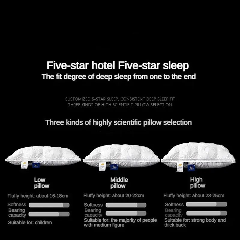 Calmly Goose Down Luxury Pillow Calmly