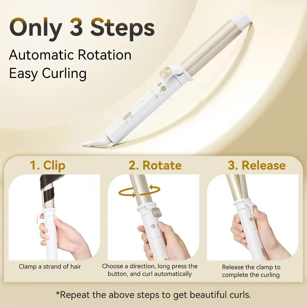 Calmly™ SereneCurler Intelligent Auto-Rotation System