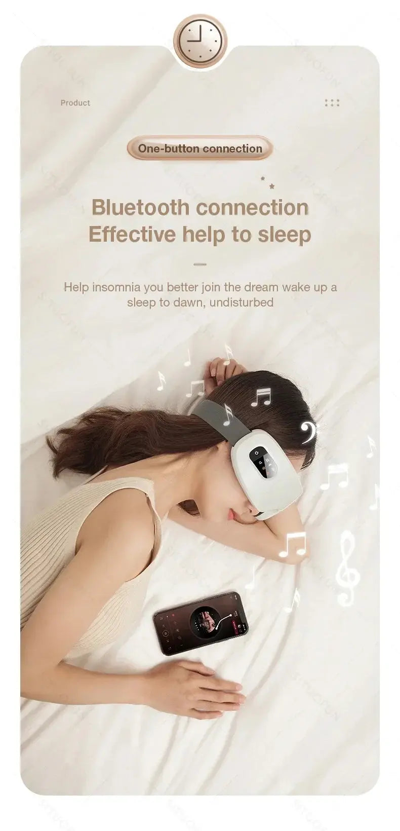 Calmly Smart Eye Massager Mask Calmly