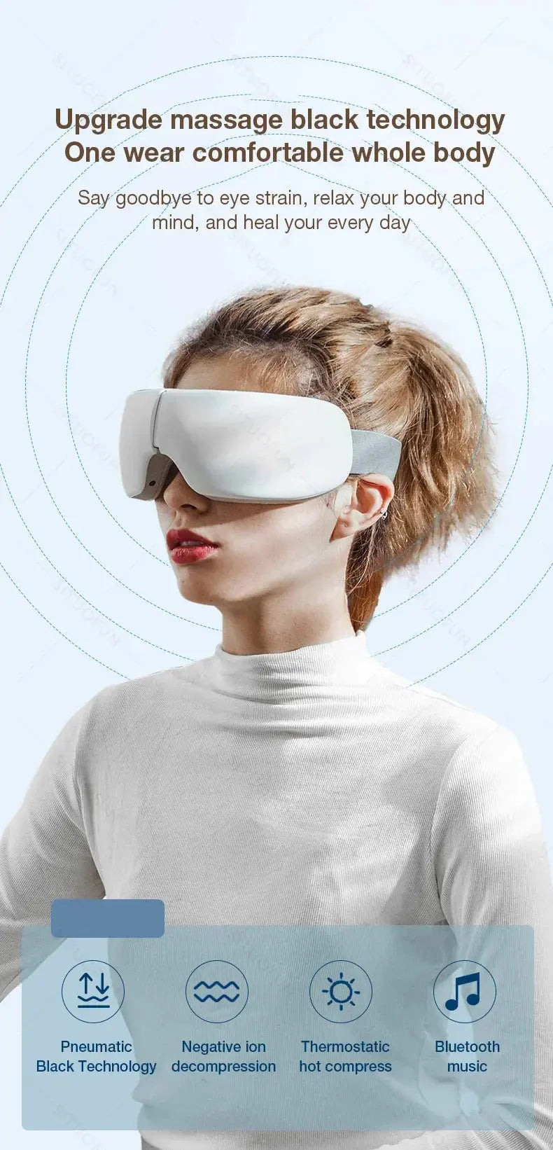 Calmly Smart Eye Massager Mask Calmly