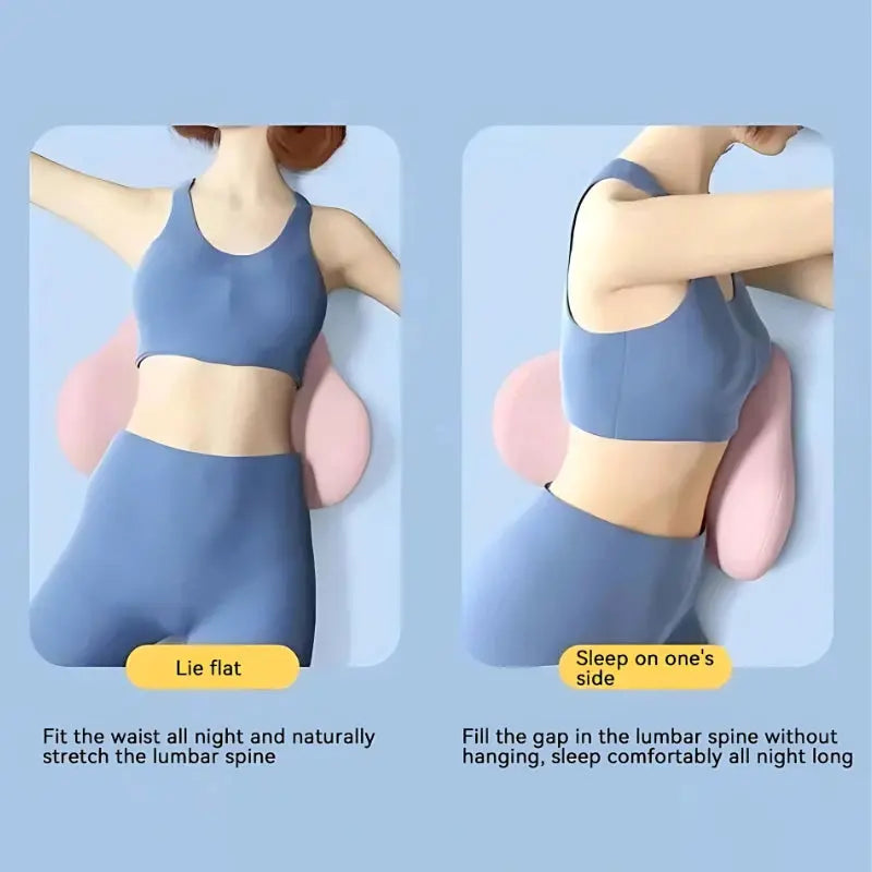 Calmly Ergonomic Lumbar Sleep Pillow Calmly
