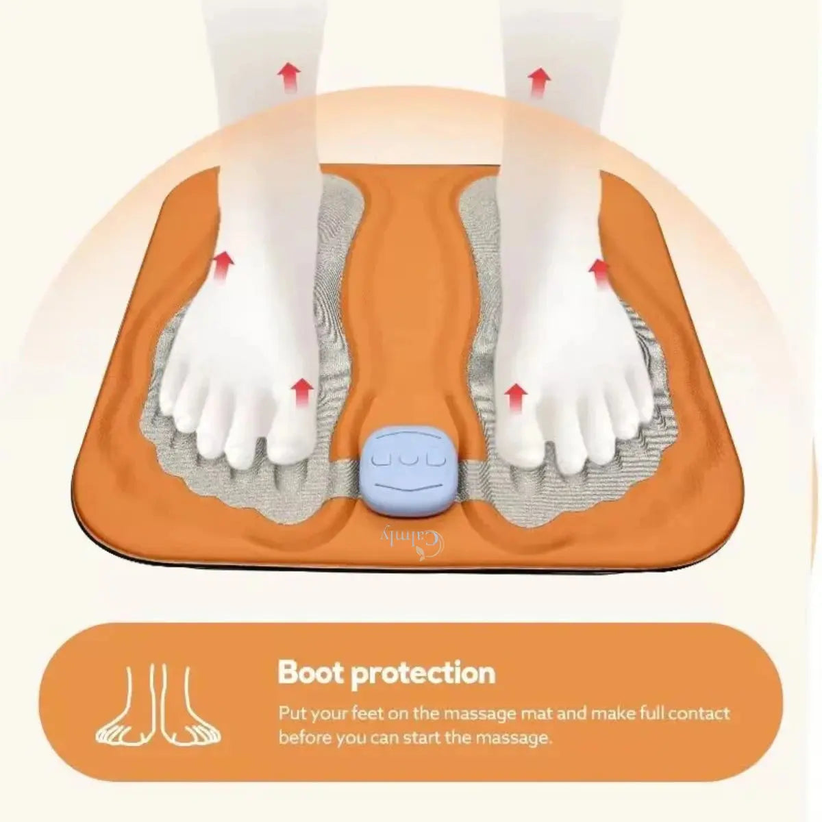 Calmly Rechargeable 3D EMS Foot Massage Pad Calmly Co.