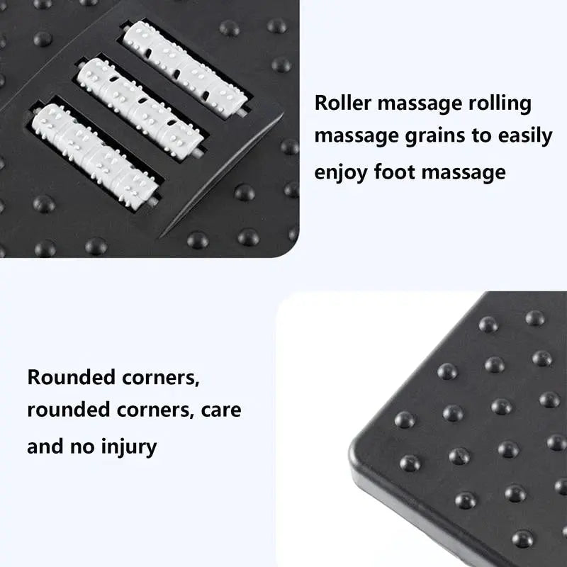 Calmly Ergonomic Foot Rest with Massage Rollers Calmly
