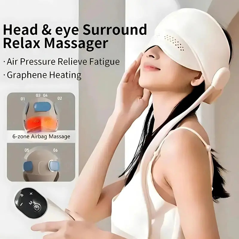 Calmly Air Pressure Head & Eye Massager Calmly