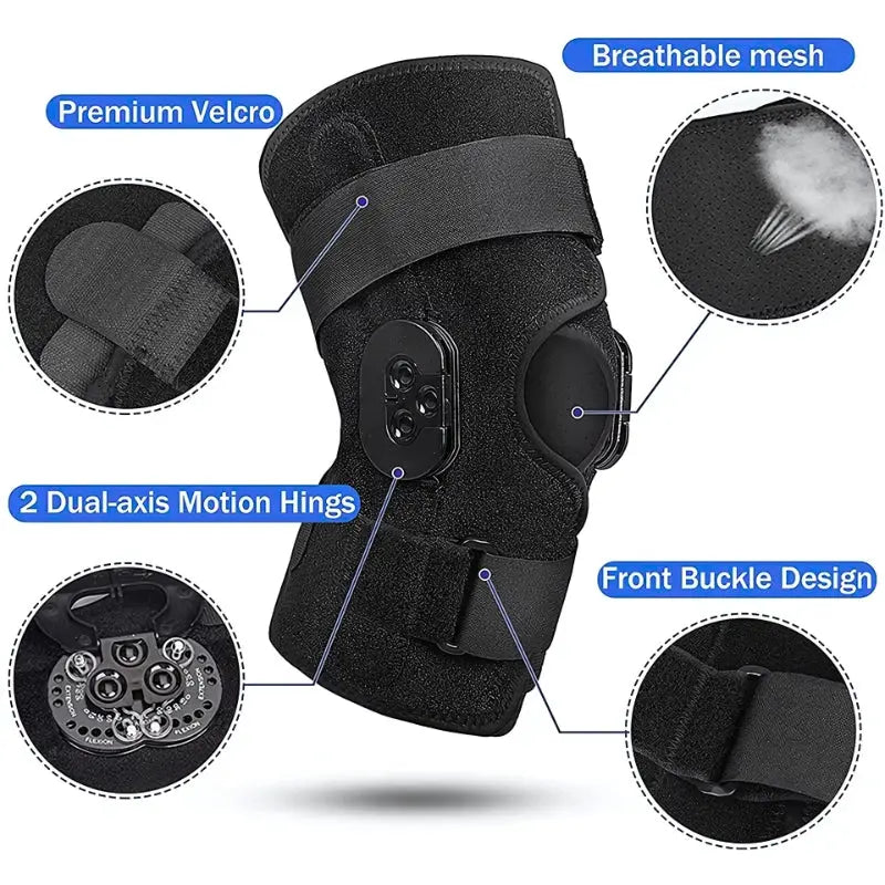 Calmly Adjustable Knee Brace with Lateral Support Calmly Co.
